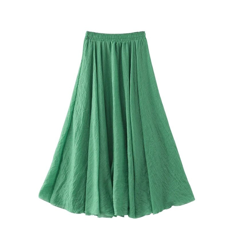 Long Flare Summer Skirt | Maxi style